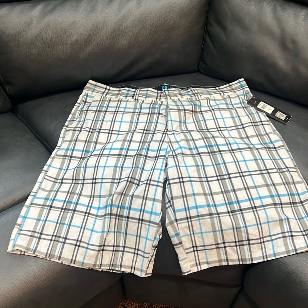 Men’s flat front swim shorts